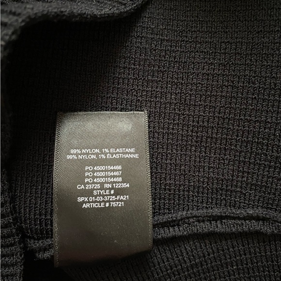 ARITZIA BABATON Black Sculpt Knit One-Shoulder Cropped Tank Top Size L - Picture 13 of 13